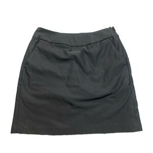 Nike Dri-Fit Black Tennis Golf Mini Skirt Skort with Built in Shorts- 0 - Small